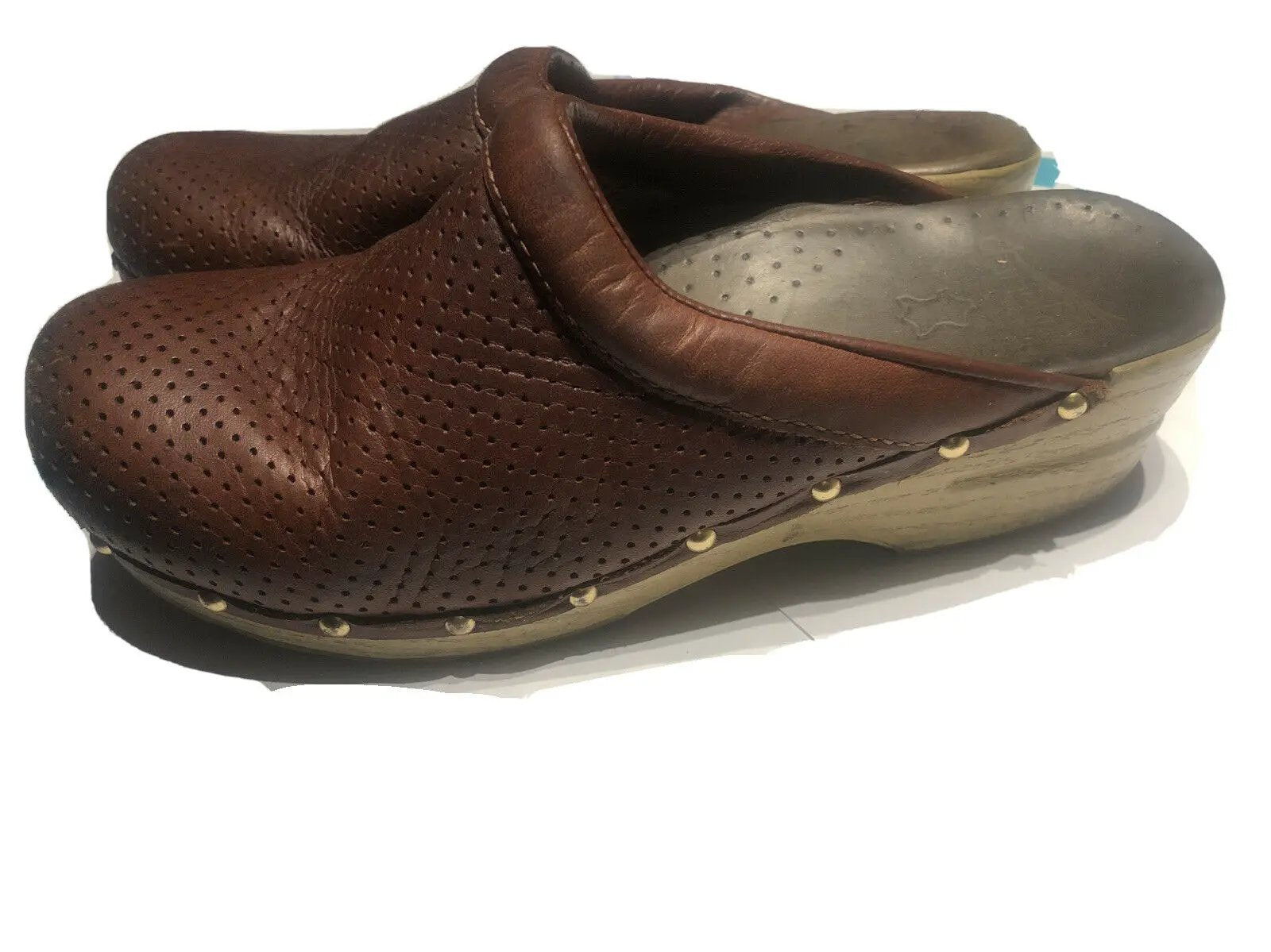 Dansko Women's Brown Nursing Clogs Professional Shoes Size 38 Genuine Authentic by Dansko