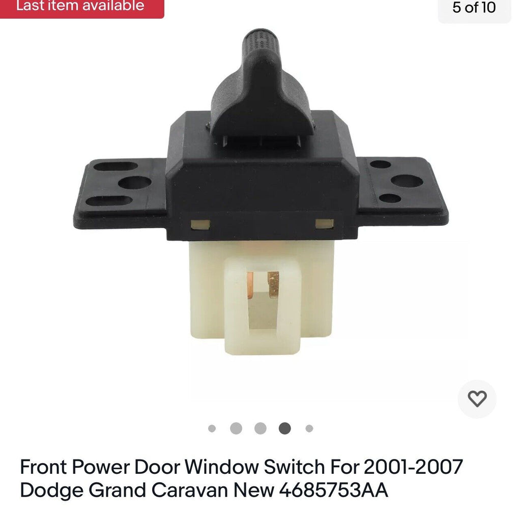 Front Power Door Window Switch For 2001-2007 Dodge Grand Caravan New 4685753AA