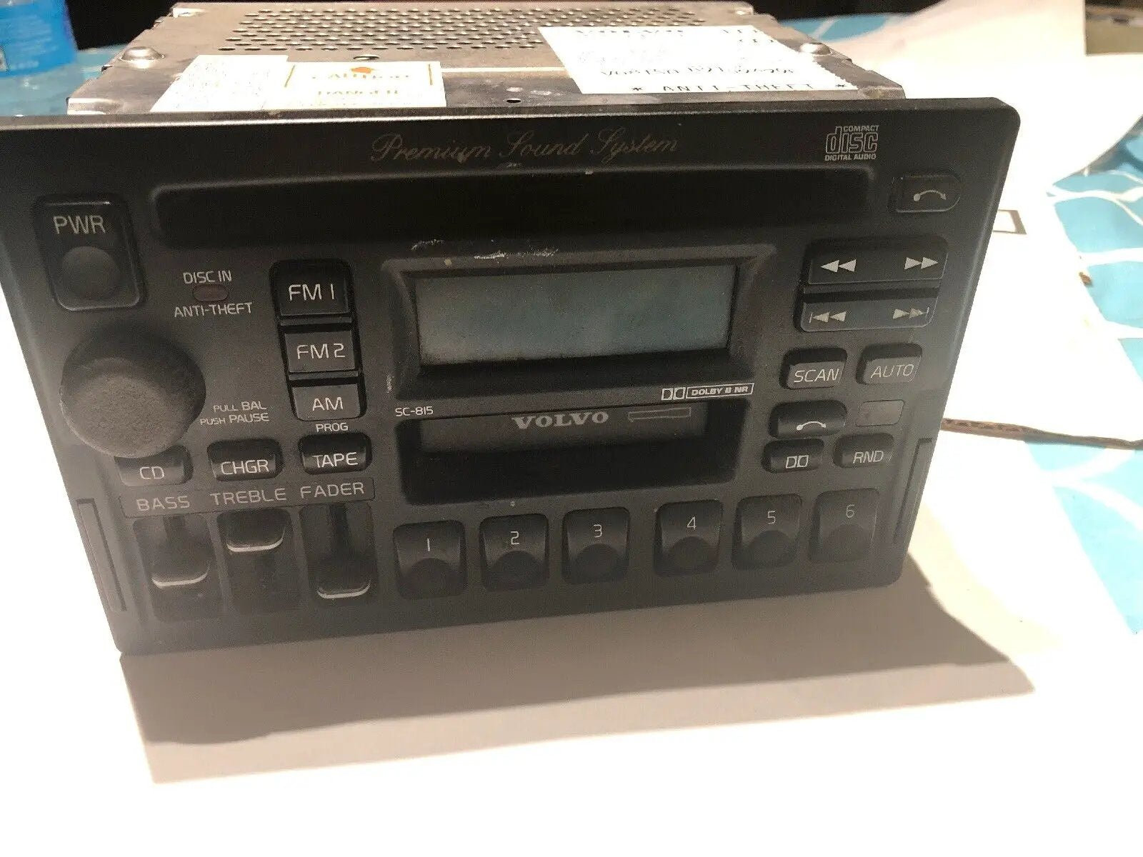 Reman SERVICE for 97-04 40 70 90 Series Volvo Radio AM FM Cassette CD Prem Sound by Volvo