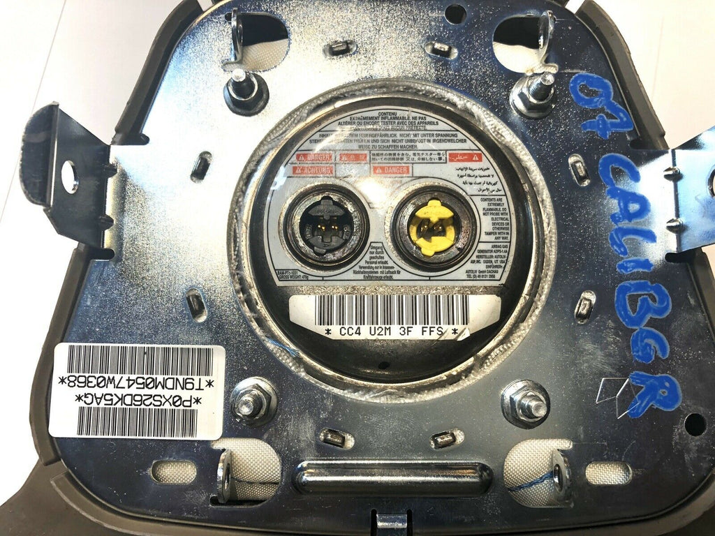 2007-2009 Dodge Caliber Vehicle Gray Driver Steering Wheel Airbag,CC4 U2M 3F FFS