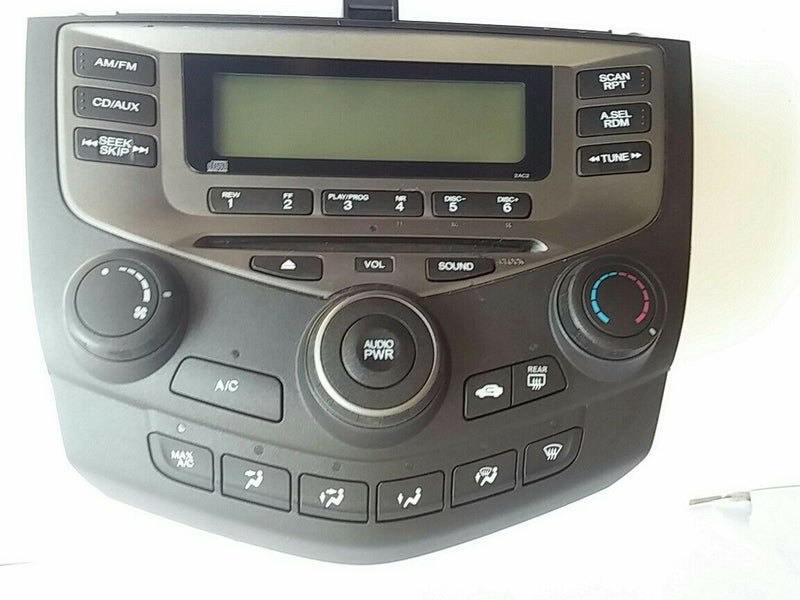 OE chgCHANGE 2003- 2007 Honda Accord Radio AM FM CD Player Climate Control 2AC2’