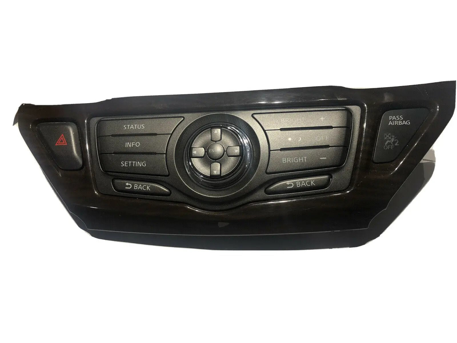 FITS NISSAN PATHFINDER 2013-2015 OEM INFORMATION CONTROL PANEL-WOODGRAIN by NISSAN