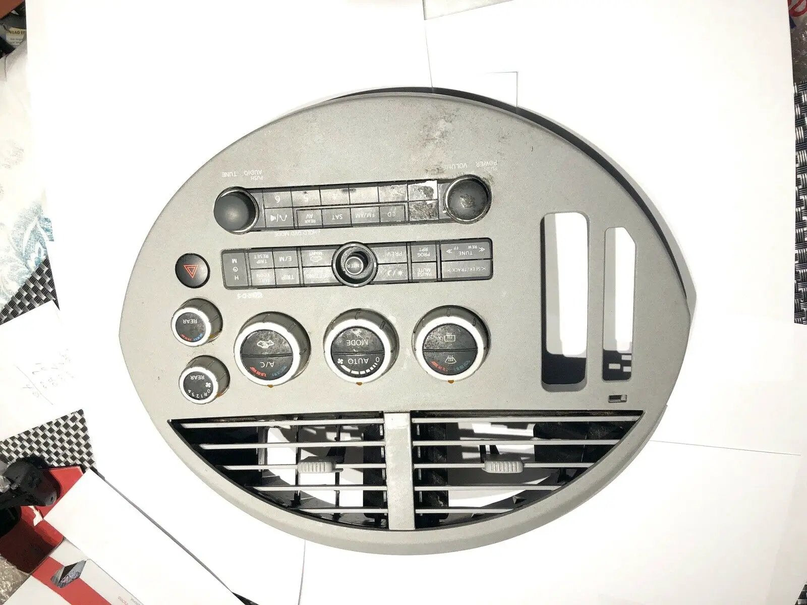 BLACK 2004-06 Nissan Quest Dashboard Center Console Instrument Gauge Panel Bezel by Nissan