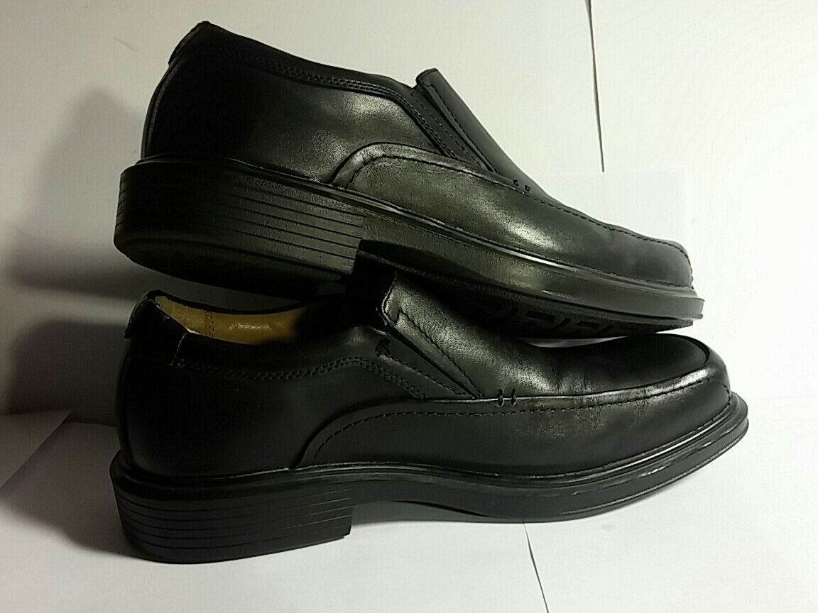 MEN'S BLACK SHOES SIZE 9 CRAFT & BARROW UPPER LEATHER CORE TECHNOLOGY RN#73277