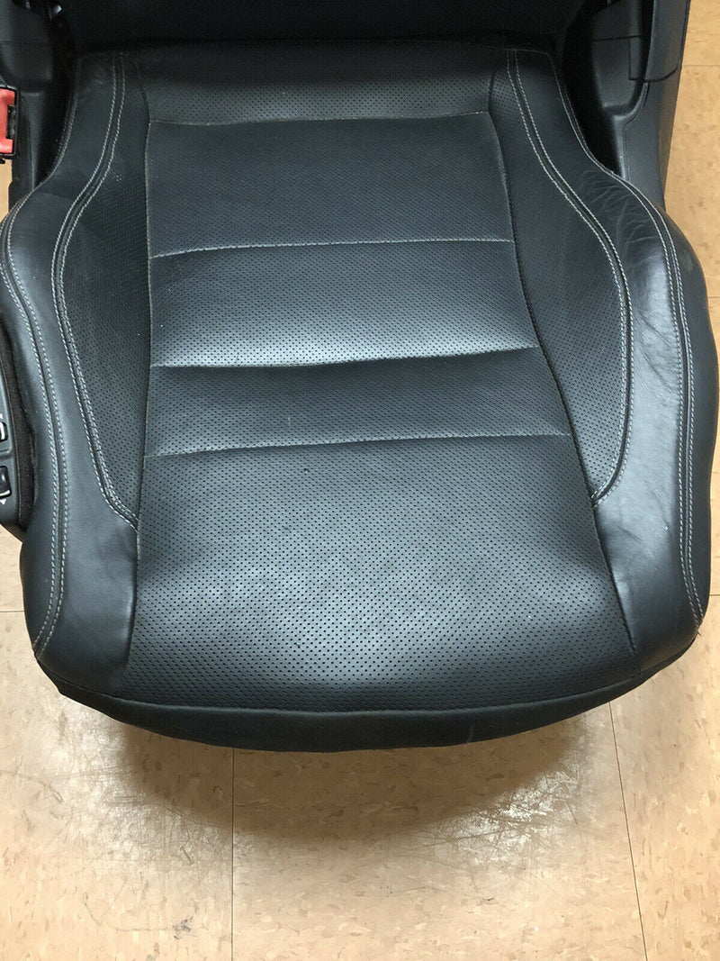 2010-2013 Mercedes Black E550 Front Left Driver Seat with Headrest & Track OEM .