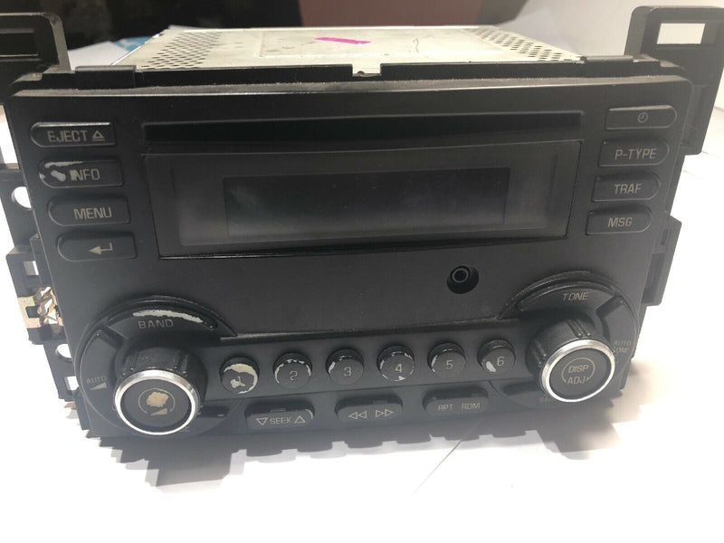 2008-2009 Pontiac G6 AM FM Radio CD Player w Auxiliary Input - 25890719 Opt UBJ