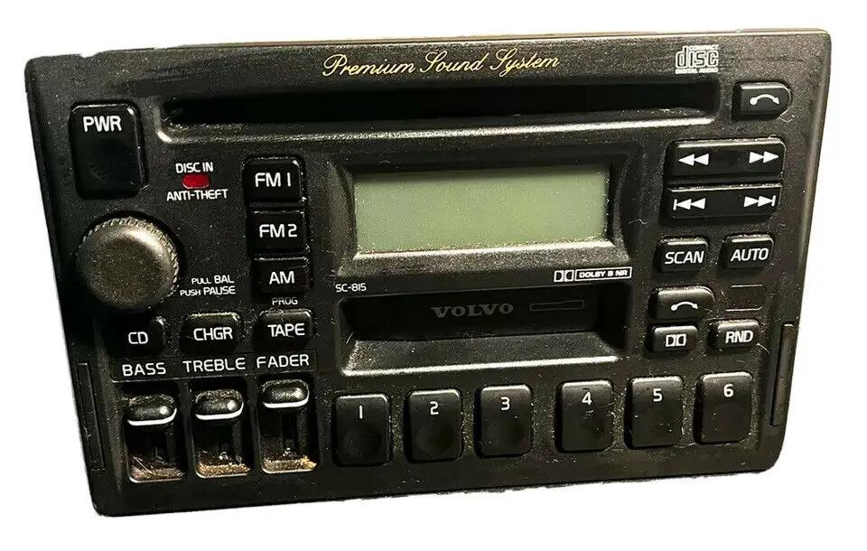 96 97 Volvo 850 960 Radio Stereo CD Cassette Player Receiver Dash AM FM 3533713 by DALEY1DEALS,LLC.