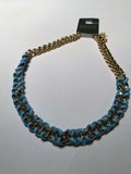 Road Trading And Co Teal An Gold Necklace