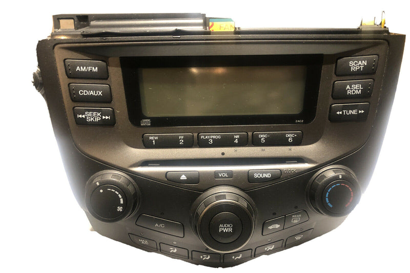 03 04 05 06 07 Honda Accord Radio CD Player Receiver Stereo AM FM 39050-sda-a010