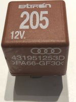 Audi Relay #205 431951253D VW 205 A4 A6 B5 96 97 98 99 00 01 02 Golf Passat D10