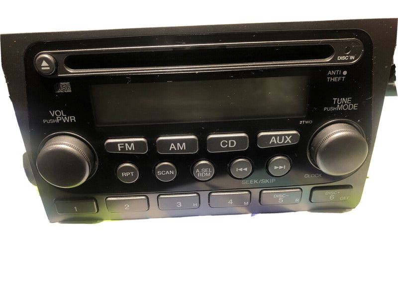 HONDA ELEMENT FACTORY OEM AM FM RADIO / CD PLAYER - UNTESTED NEEDS CODE - AS-IS