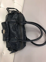 Womens MARC BY MARC JACOBS Black Leather Mid Size Sachel Handbag