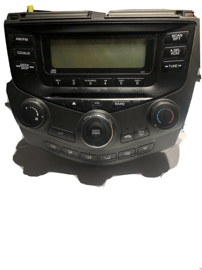 2003-2007 Honda Accord AM/FM Radio Stereo CD Player  39050-SDA-A010-M1