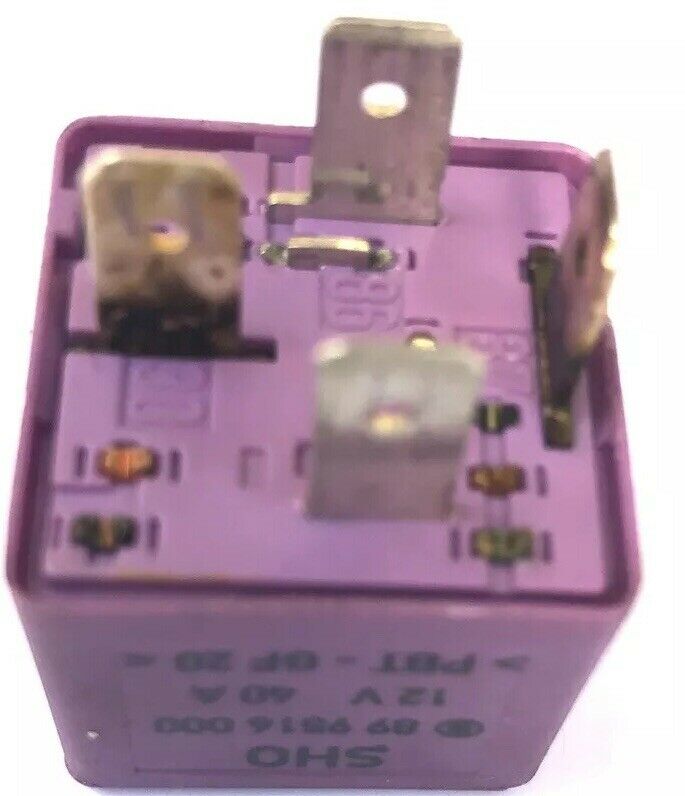 12V 4Pin # 431951253G / V23134-B52-X372 / No. 381 _TESTED RELAY_ (X2 Pcs.) VW