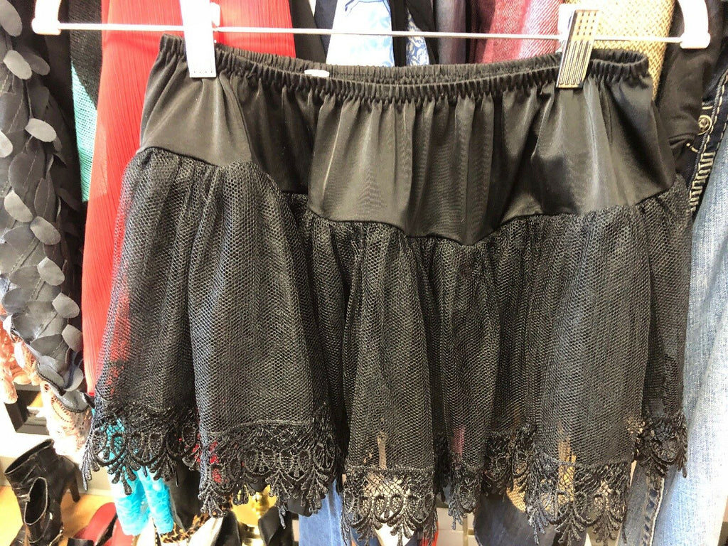 Girls Prissy Black Lace Tutu Dress