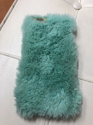 Iphone 6 Plus Fuzzy Teal Phone Case