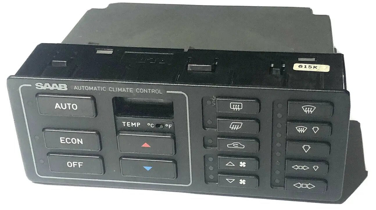 95-98 SAAB 9000 CLIMATE CONTROL w/ AUTO AC 4610259 4383790 heater temperature by Saab