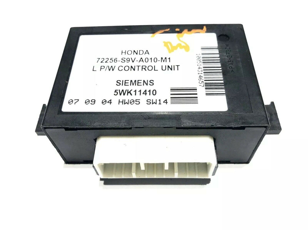 HONDA PILOT DRIVER SIDE DOOR CONTROL MODULE 72256-S9V-A010-M1 L P/W UNIT LEFT