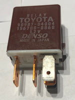 Toyota RELAY 04004 abs Fuel pump cooling fan #2 traction defogger wiper deicer