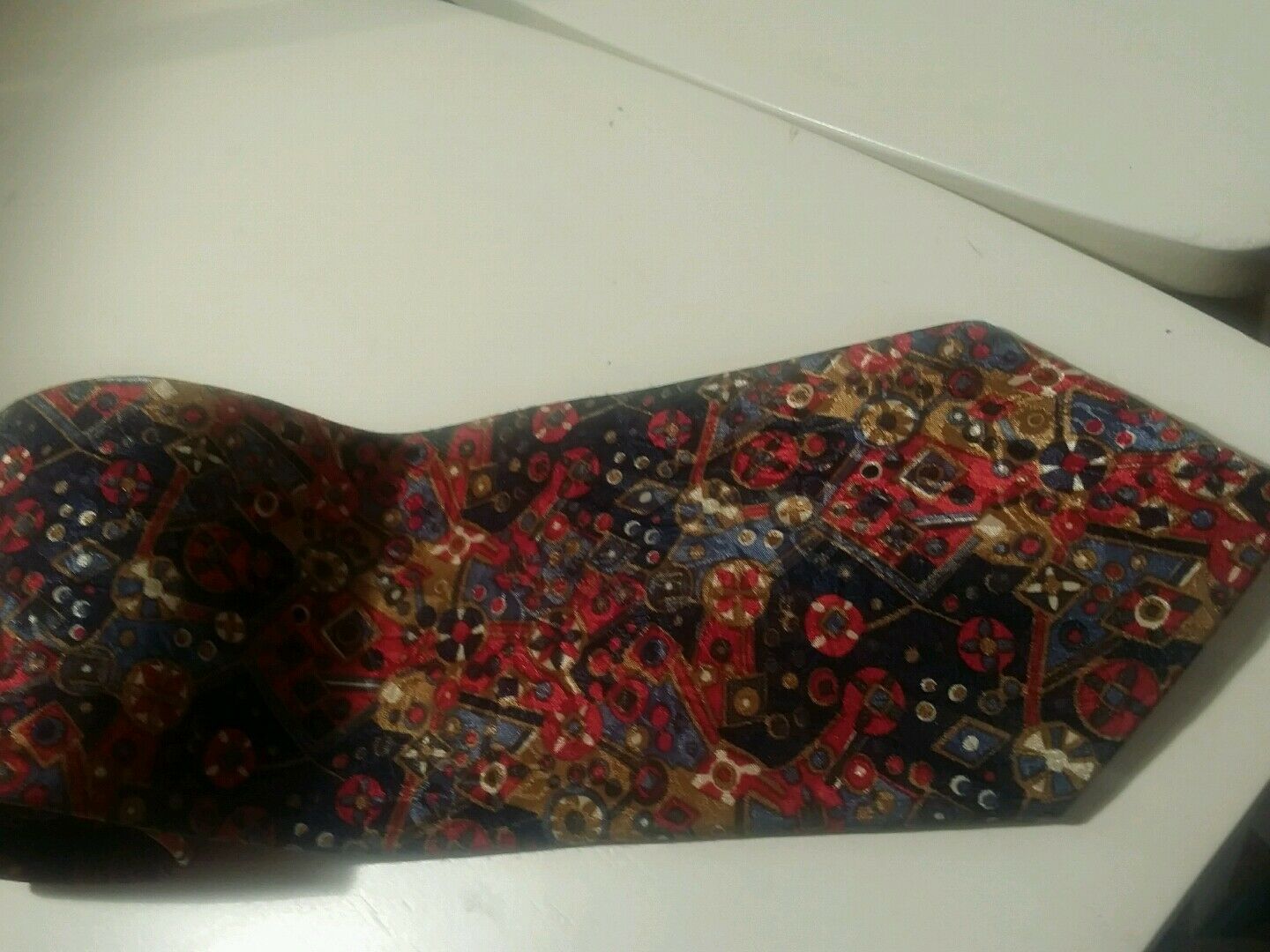 VTG Christian Dior Monsieur tiel Unique decorative abstract Pattern.