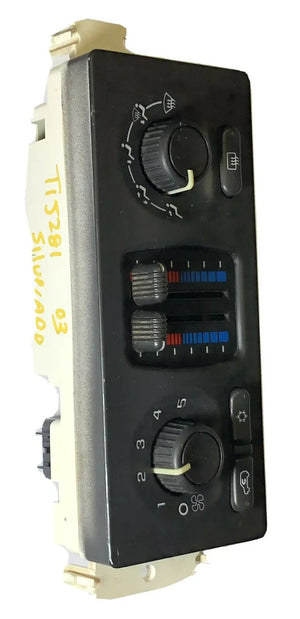 03-09 Trailblazer Envoy Dual Zone Heat AC HVAC Control Unit W Rear Defrost #3