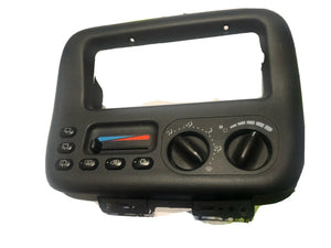 1996 2000 Dodge Caravan Climate Control Panel Heater Switch Black Bezel