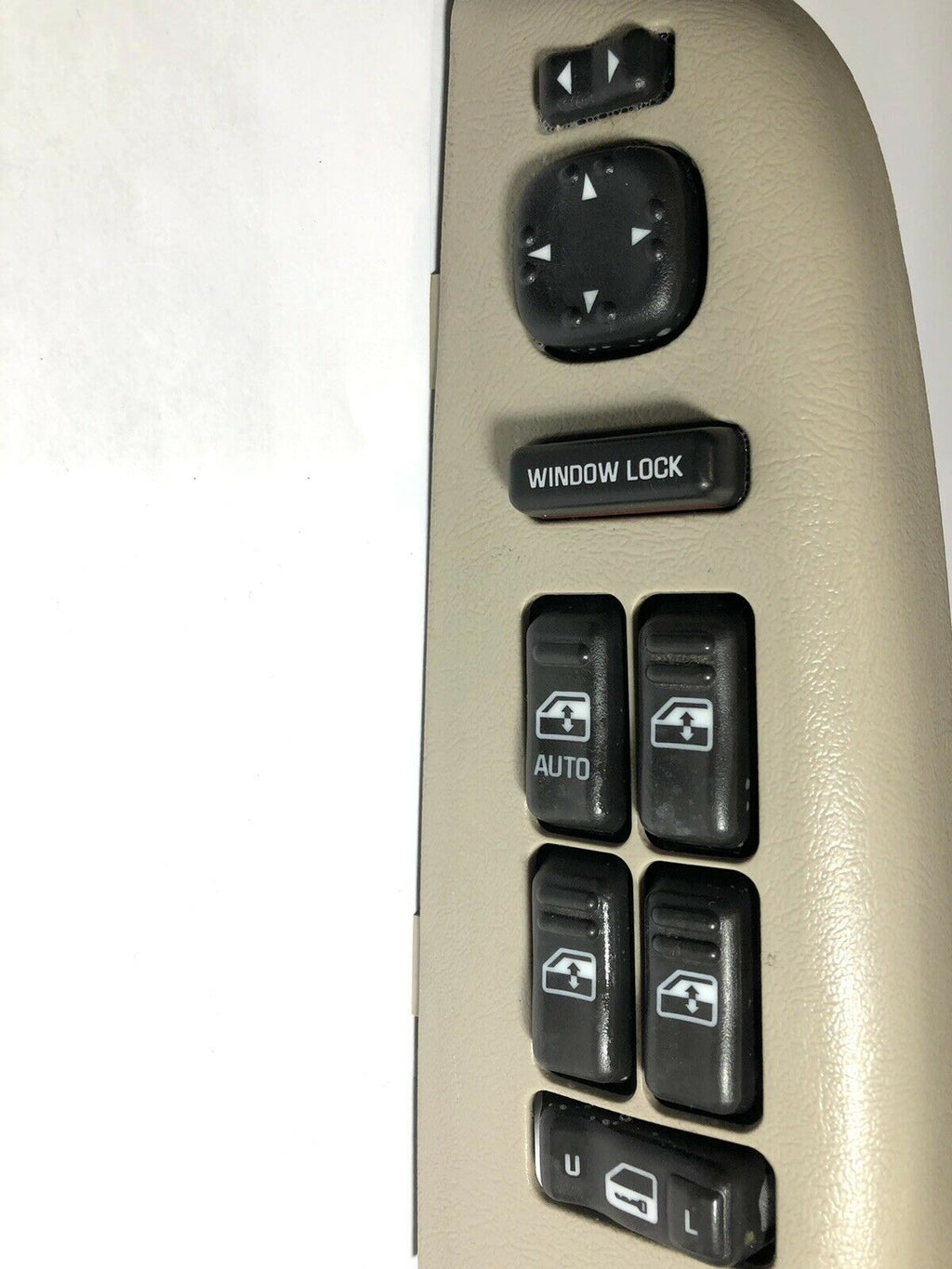 2000-2002 tahoe yukon suburban left driver master power window switch control