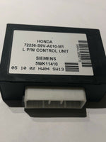 Honda 72256-S9V-A01 - Left Power Window Control Unit