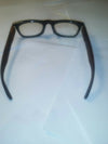 Black takmoto rosewood black plastic stems rosewood eyeglass frames