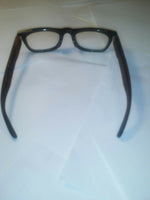 Black takmoto rosewood black plastic stems rosewood eyeglass frames