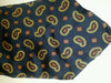 gap blue premium authentic neckwear blue paisley print