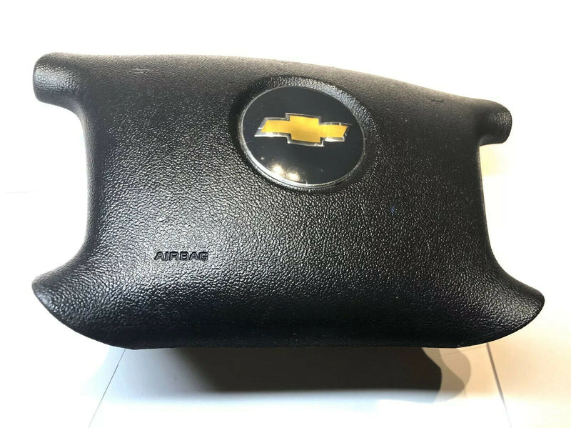 2006-13 CHEVY IMPALA MONTE CARLO AIRBAG AIR BAG DRIVER WHEEL BLACK EMBLEM