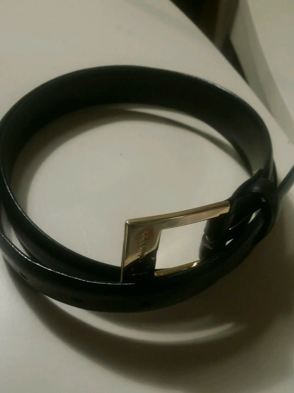 liz claiborne large black leather belt by Liz Claiborne