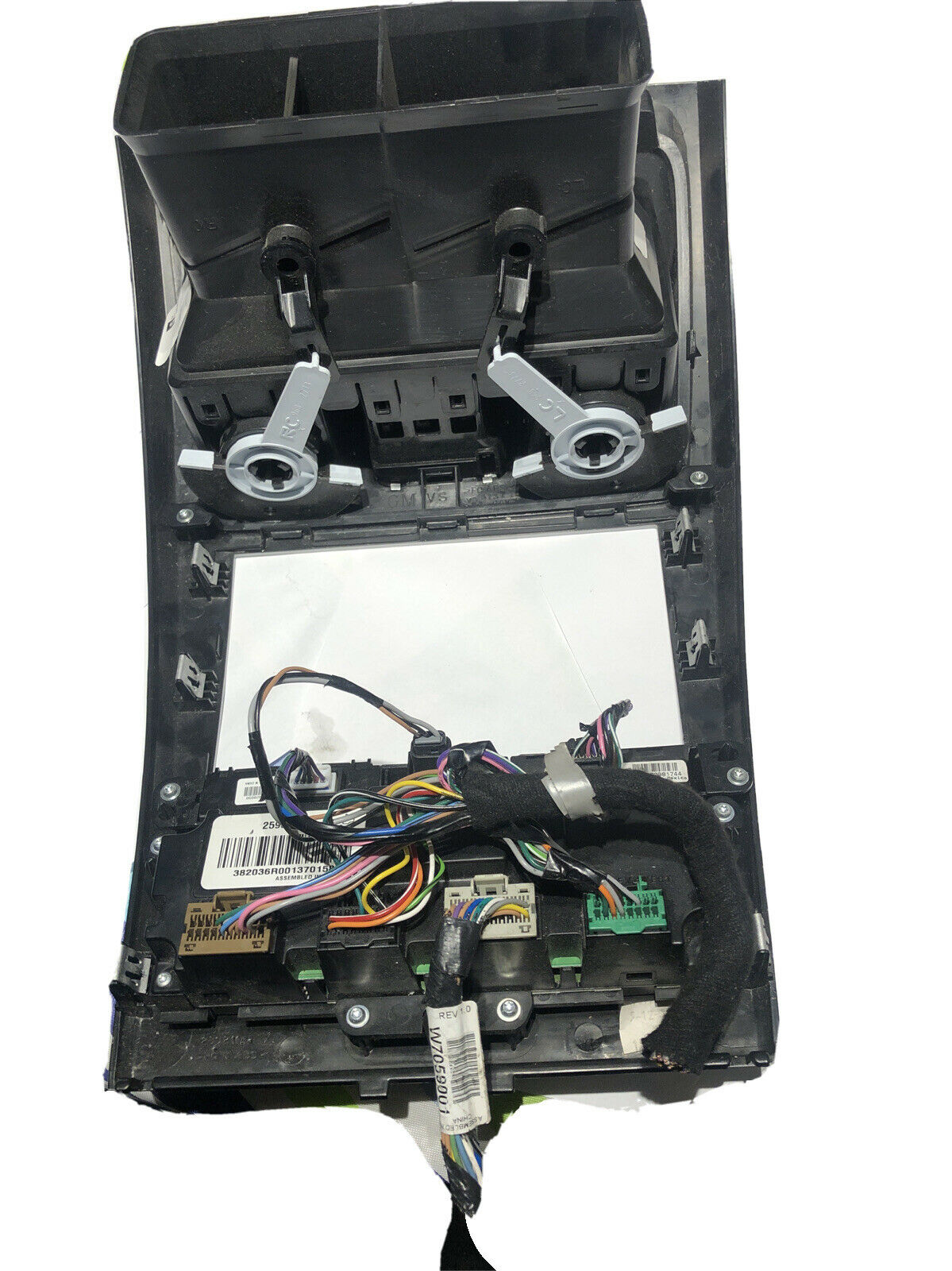 2007-12 2008 2009 2011 Acadia Climate Control Dash Radio Bezel Heat AC 25932036