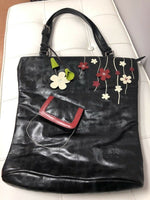 VEGAN New Espe Bag Red Synthetic Handbag Shoulder Bag Large Black Description