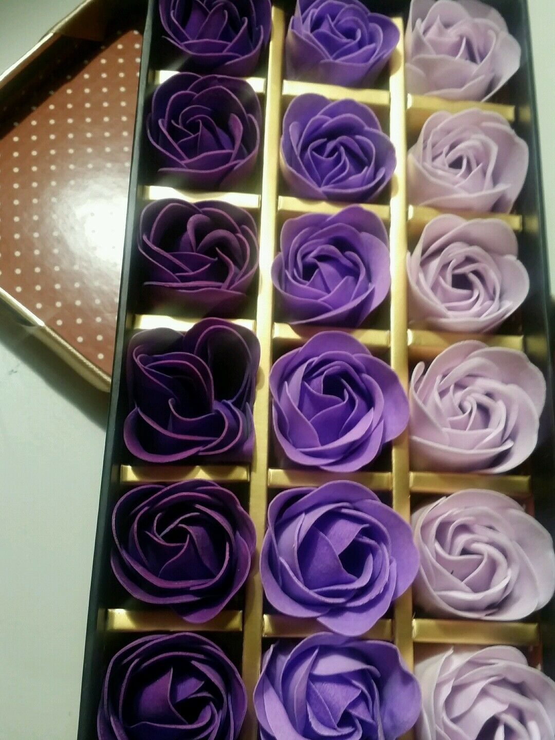 Sweet love a box of rose petals perfect for valentines.