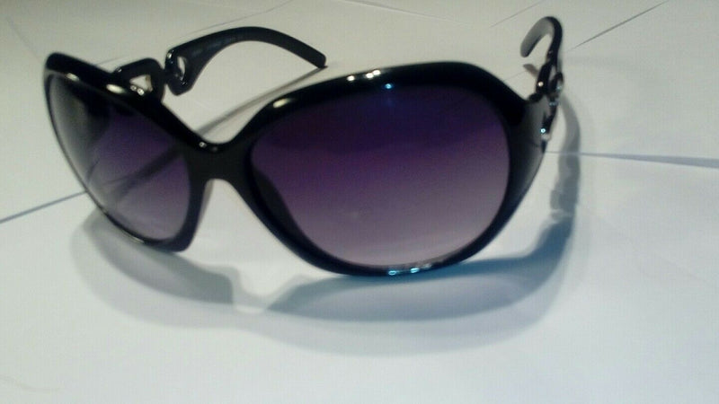 Espirit large black  oversized  sunglasses  with chain arm.