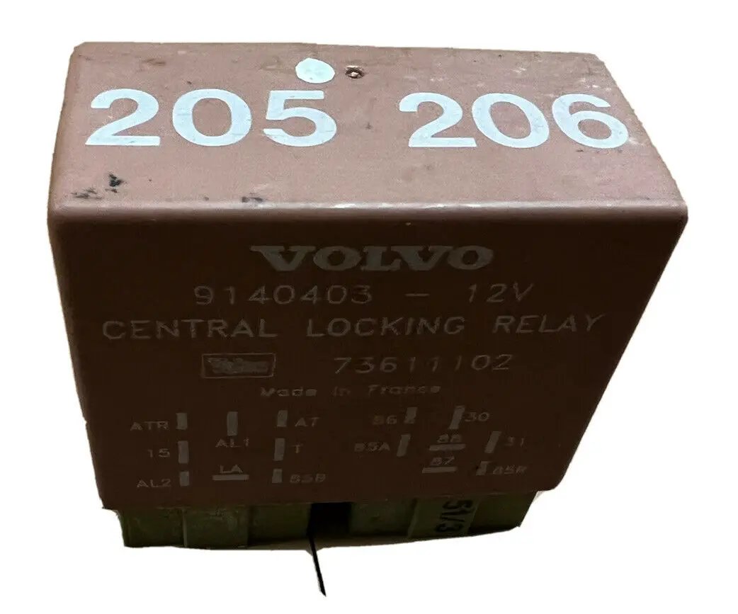 Central locking Relay, OEM Volvo, 9140403, FULL 60 day Warranty by Valero