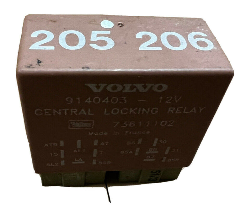 Central locking Relay, OEM Volvo, 9140403, FULL 60 day Warranty