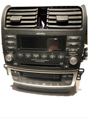 2005 06 07 08 Acura Tsx Radio Stereo Cd Player 6 Disc Changer Climate Control