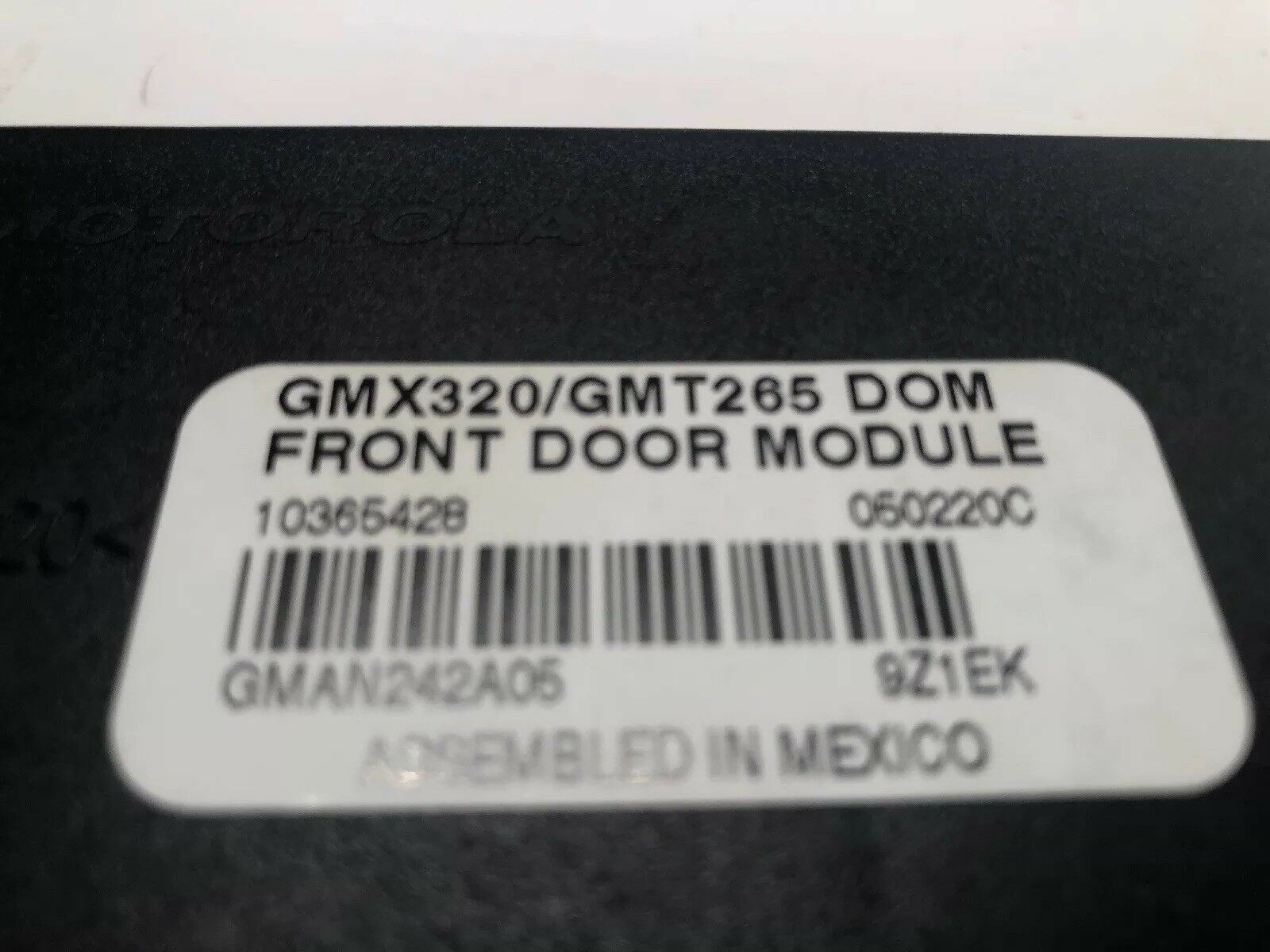 2005 CADILLAC CTS SRX FRONT DOOR MULTIFUNCTION CONTROL MODULE 10365428 OEM