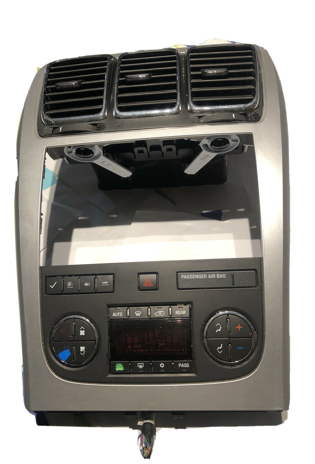 2007-12 2008 2009 2011 Acadia Climate Control Dash Radio Bezel Heat AC 25932036