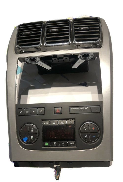 2007-12 2008 2009 2011 Acadia Climate Control Dash Radio Bezel Heat AC 25932036