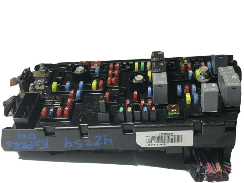 2004 FORD EXPRESS OEM FUSE BOX FUSEBOX 25888290/JB8290793x0Dv 6356-4287