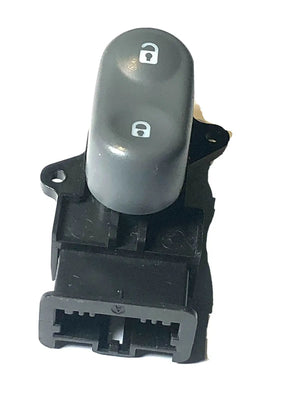 Honda Pilot Front Left Driver Door Lock Switch Gray For 2003 2004 2005 Models Replacement OEM Part