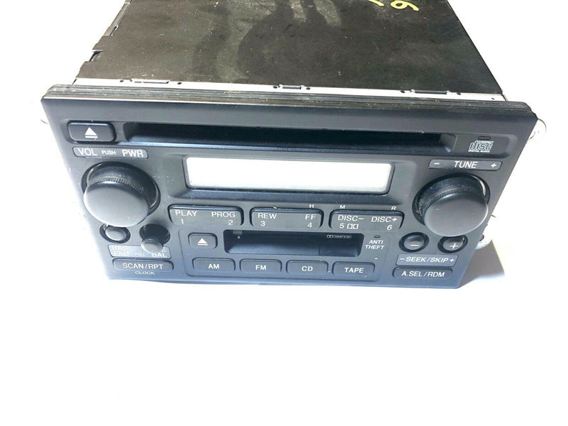 2002 02 2003 03 2004 Honda CRV AM FM Radio W/Single Disc CD Player CASSETTE OEM