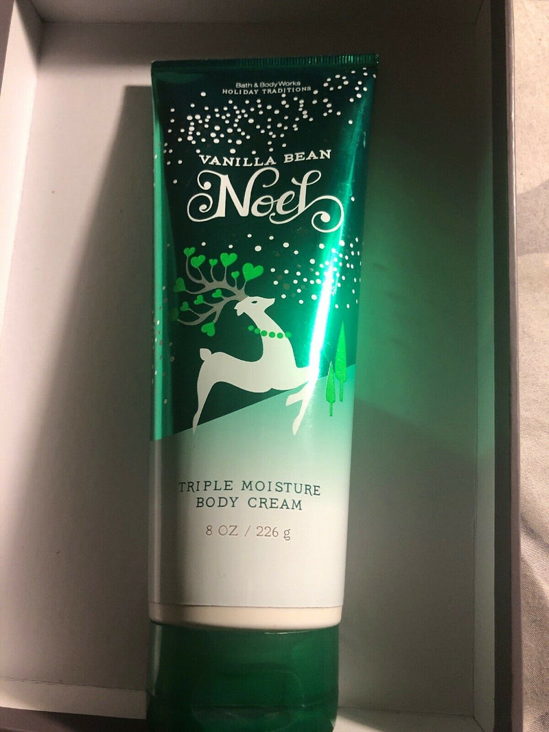 Bath & Body Works VANILLA BEAN NOEL Triple Moisture BODY CREAM 8 OZ