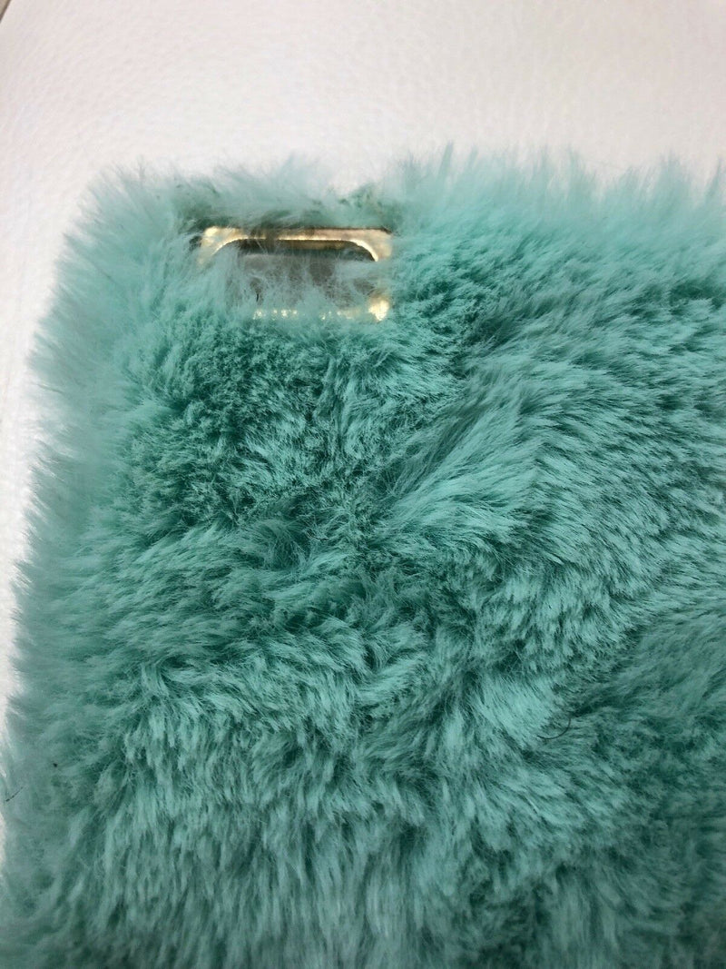 Iphone 6 Plus Fuzzy Teal Phone Case