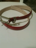 Red small Perry Ellis unisex belt very solid shape classic