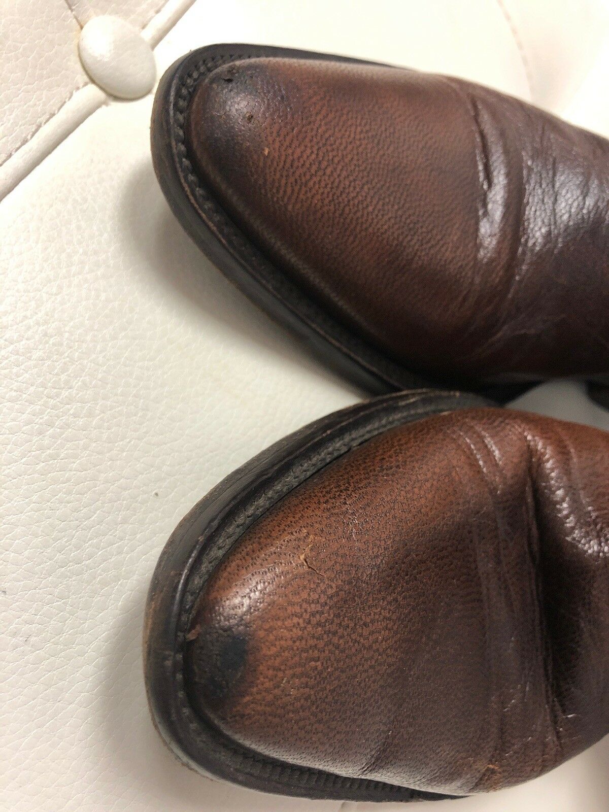 Mens Just Cavalli Brown Leather Boots Size 401/2